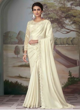 Immaculate Border Festival Trendy Saree