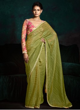 Immaculate Fancy Fabric Border Designer Saree