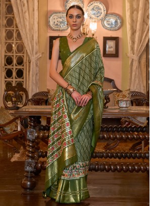Immaculate Patola Silk  Party Classic Saree