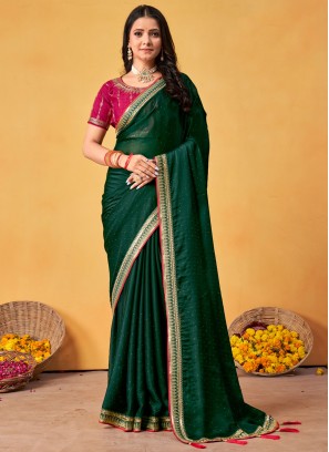 Imposing Rangoli Ceremonial Contemporary Saree