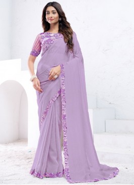 Imposing Stone Shimmer Contemporary Saree