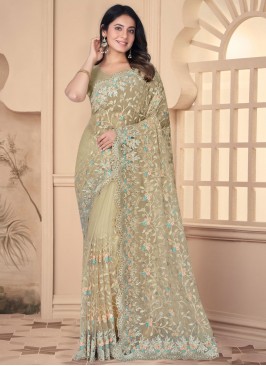 Innovative Embroidered Traditional Saree