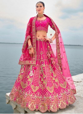 Innovative Silk Rani Zari Lehenga Choli