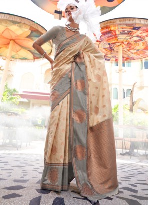 Integral Katan Silk Festival Designer Saree