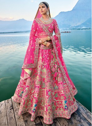 Intriguing Sequins Silk Trendy Lehenga Choli