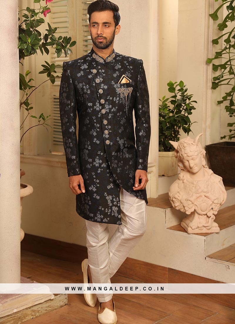 indo western suit for groom