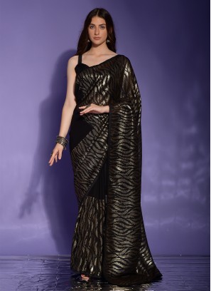 Jazzy Trendy Saree For Casual
