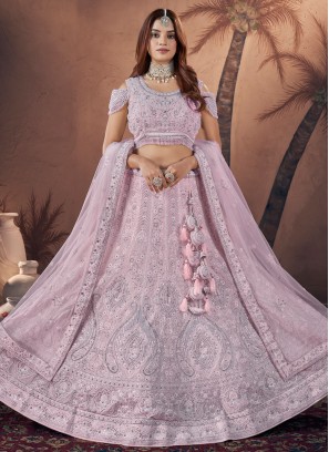 Lively Pink Fancy Readymade Lehenga Choli