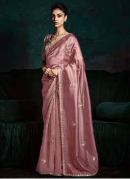 Lovable Fancy Fabric Zari Trendy Saree