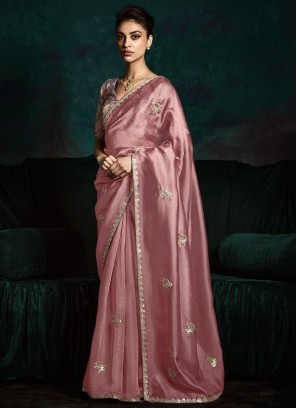 Lovable Fancy Fabric Zari Trendy Saree