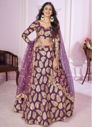 Magnetic Georgette Sequins Lehenga Choli