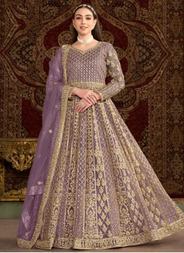 Masterly Sequins Net Long Length Anarkali Salwar Suit