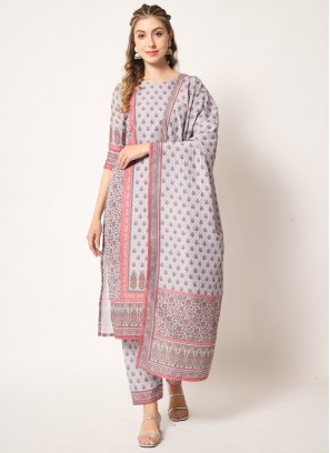 Mesmeric Muslin Multi Colour Sequins Salwar Kameez