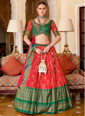 Mesmeric Silk Readymade Lehenga Choli