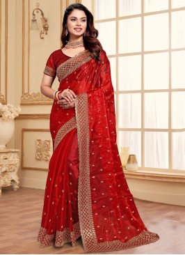 Modern Zari Jimmy Chu Designer Saree