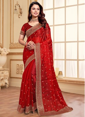 Modern Zari Jimmy Chu Designer Saree