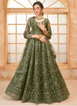 Modernistic Cord Net Trendy Lehenga Choli