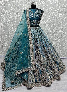 Modish Dori Work Mehndi Lehenga Choli