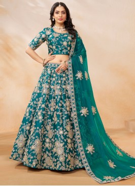 Morpeach  Art Silk Sequins Trendy Lehenga Choli