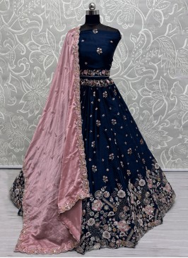 Morpeach  Color Lehenga Choli