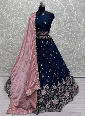 Morpeach  Color Lehenga Choli