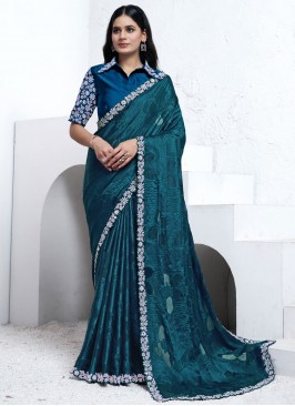 Morpeach  Georgette Designer Saree