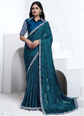 Morpeach  Georgette Designer Saree