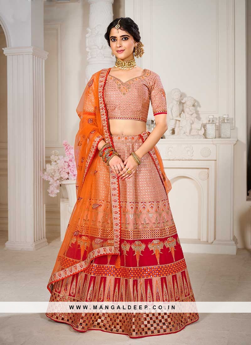 BRIDAL MULTI COLORED LEHANGA