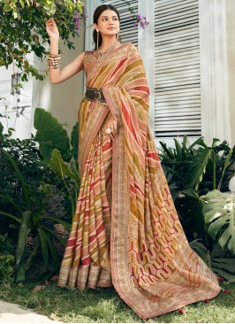 Multi Colour Color Traditional Saree