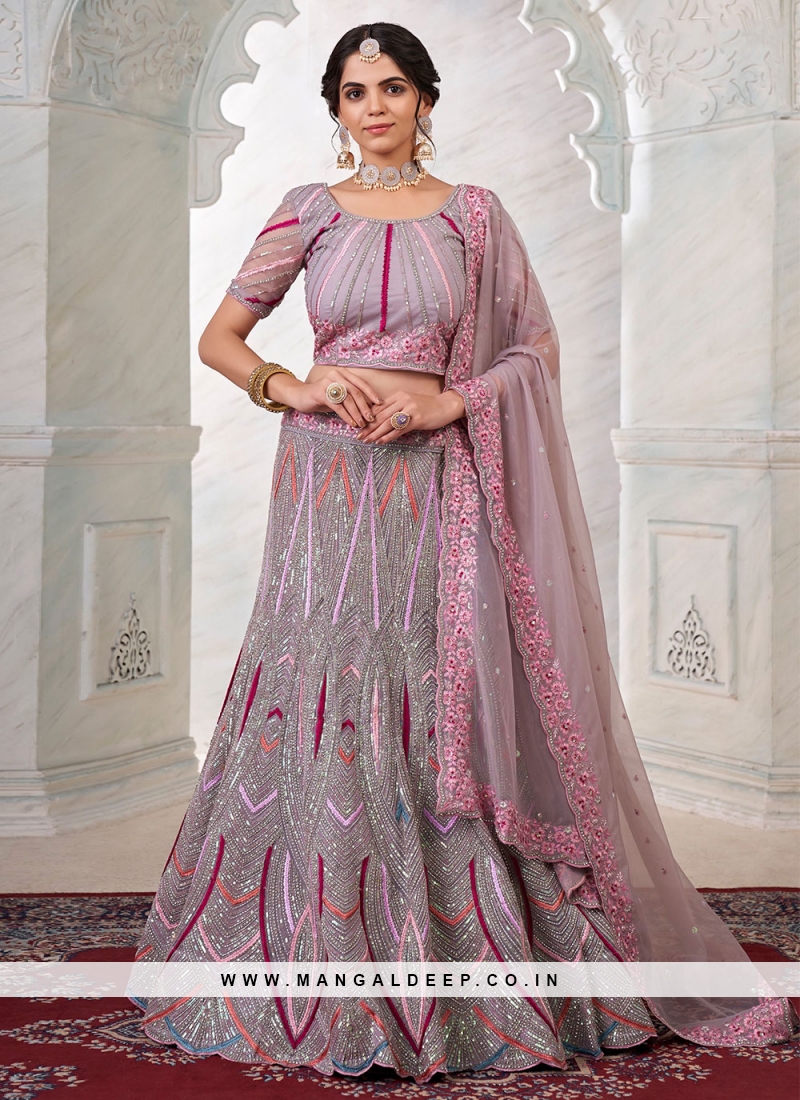 Anjani Creation Bridal Wear A2307 Velvet Embroidered Lehengacholi In Dori  And Zari Work at Rs 3995 in Surat