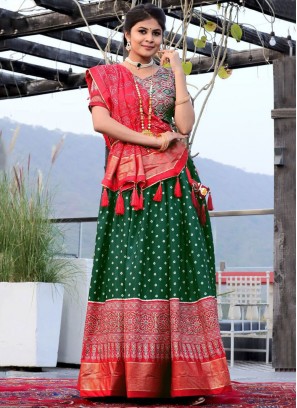 Multi Colour Patola Print Festival Designer Lehenga Choli