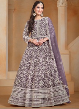 Nice Embroidered Floor Length Gown