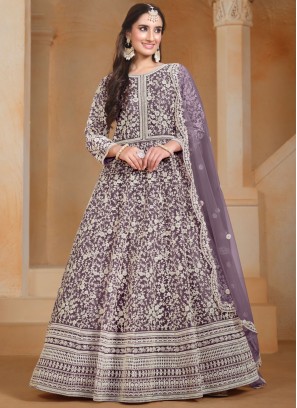 Nice Embroidered Floor Length Gown