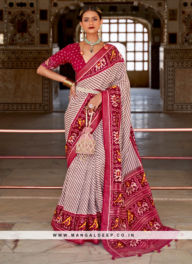 Radiant Cotton Weaving Pink Saree
