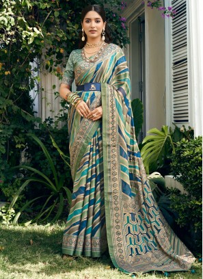 Opulent Georgette Party Contemporary Saree