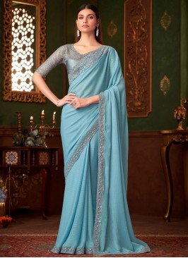 Opulent Sequins Trendy Saree