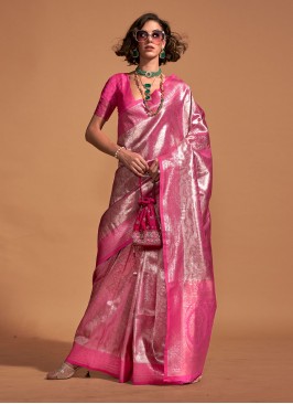 Outstanding Woven Kanjivaram Silk Classic Saree