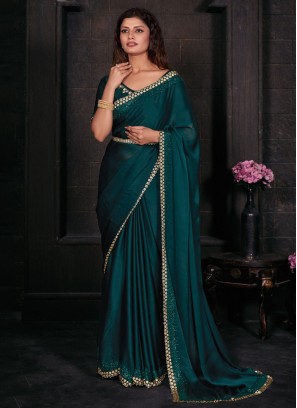 Peppy Border Ceremonial Trendy Saree