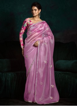 Perfervid Contemporary Saree For Festival