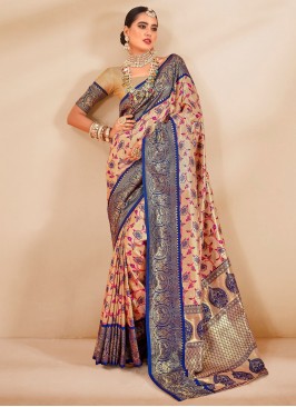 Perfervid Silk Ceremonial Traditional Saree