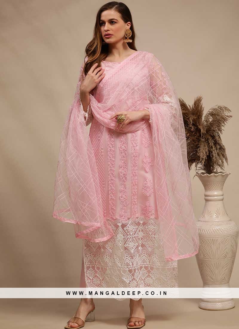 Net Majestic Pink Designer Bridal Gown at Rs 33500 in Mumbai | ID:  19694628330