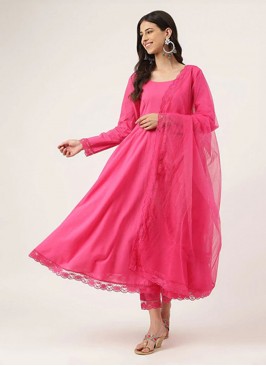 Pink Designer Readymade Salwar Suit