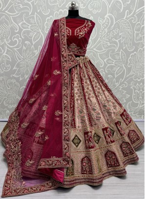 Pink Diamond Wedding Trendy Lehenga Choli