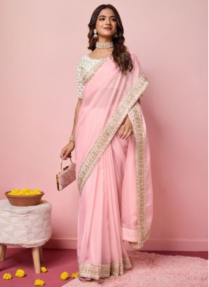 Pink Festival Classic Saree