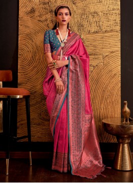 Pink Party Traditional Saree