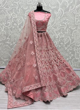 Pink Wedding Trendy Lehenga Choli