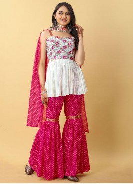 Pleasing Embroidered Readymade Salwar Kameez