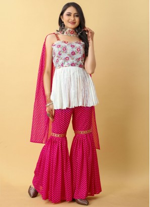 Pleasing Embroidered Readymade Salwar Kameez