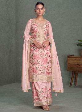 Pretty Embroidered Sangeet Readymade Salwar Suit