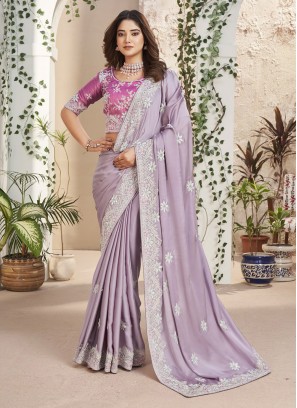 Prime Embroidered Fancy Fabric Classic Saree